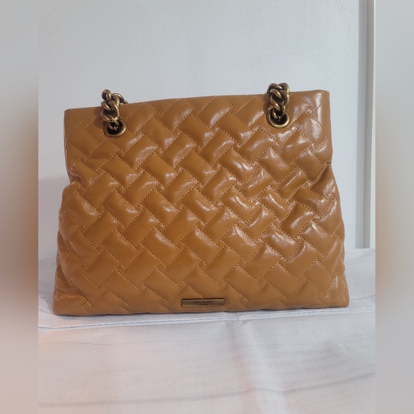 Kensington Quilted Leather Brown Tote Kurt Geiger London bag - Picture 12 of 16